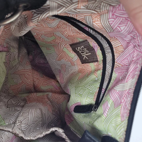 The Sak Crossbody Purse - Black Leather - Picture 4 of 12